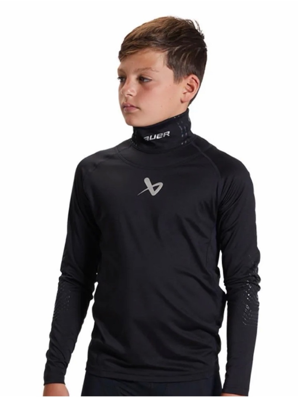 Bauer Hockey kids Long-Sleeve Cut-Proof hockey base layer shirt LIKE NEW
